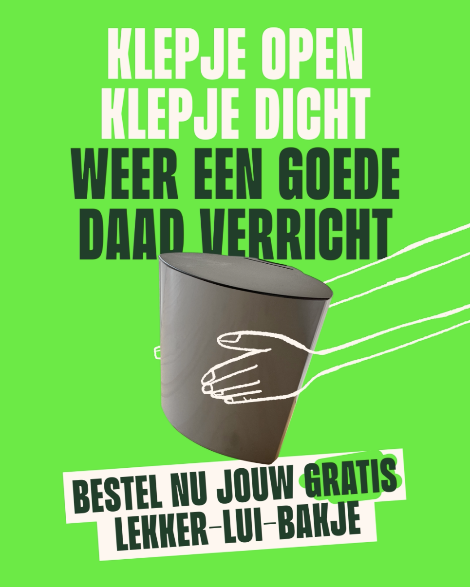 Klepje open, klepje dicht. Weer een goede daad verricht